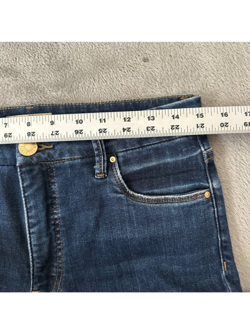 Kut From The Kloth Meg Fab Ab Wide Leg High Rise Dark Wash Jeans 4 Raw Hem - Picture 5 of 8